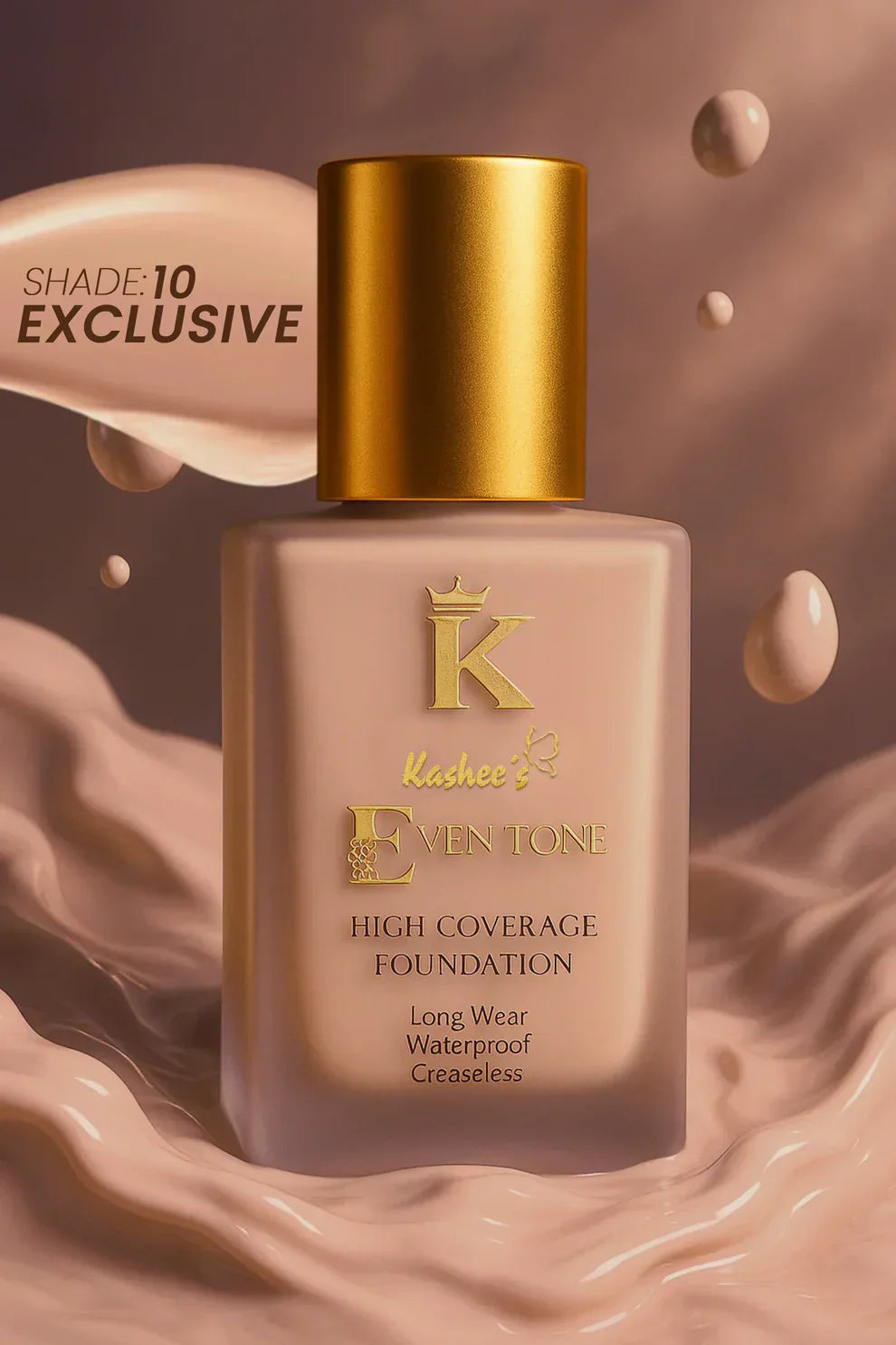Kashee's Eventone High Coverage Foundation+Free Gift (Kashees Compact Powder).